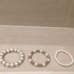 Trio of bracelets